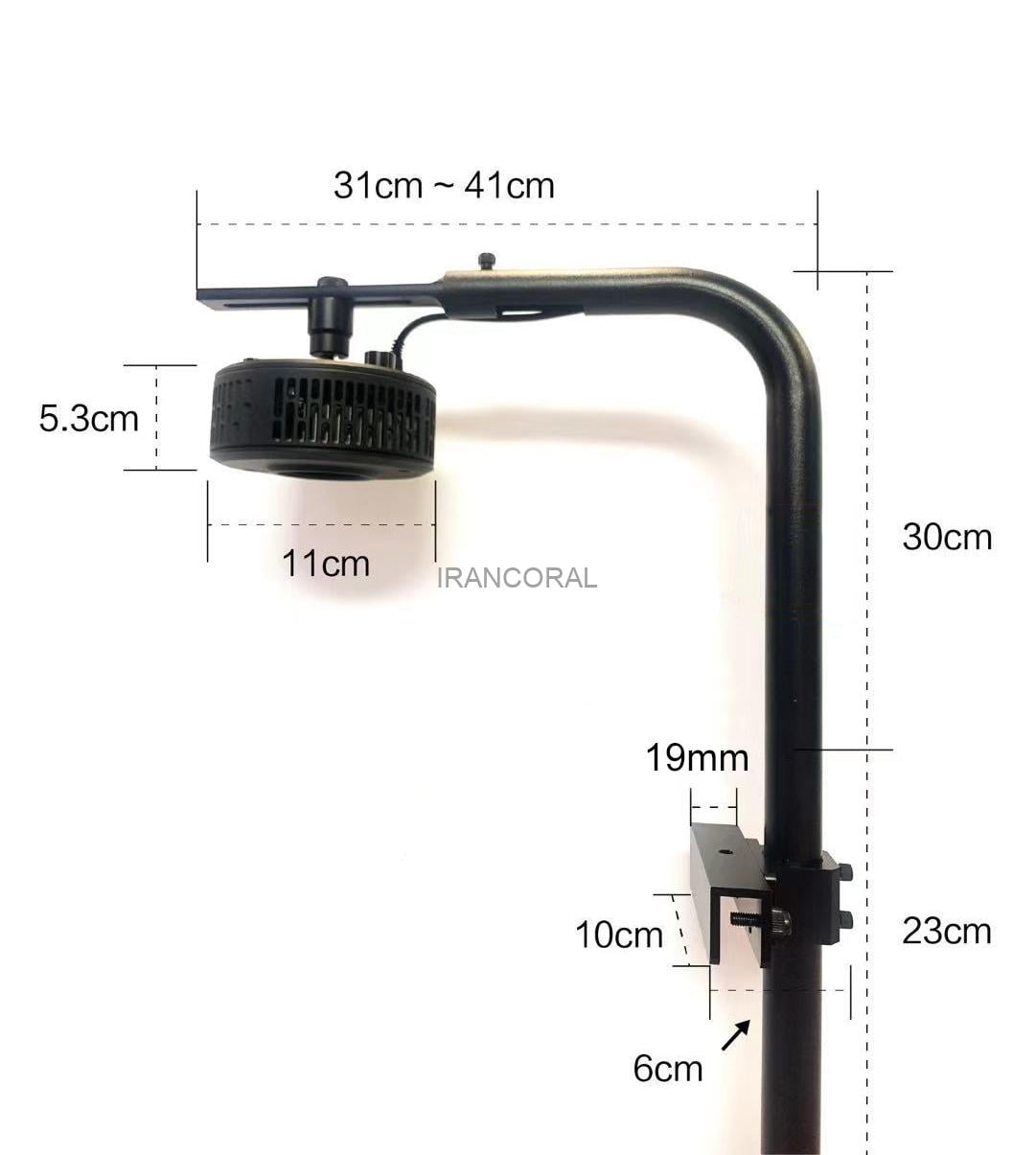 نور حرفه ای آکواریوم آب شور A7