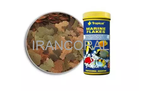 غذای پولکی ماهیان آب شور