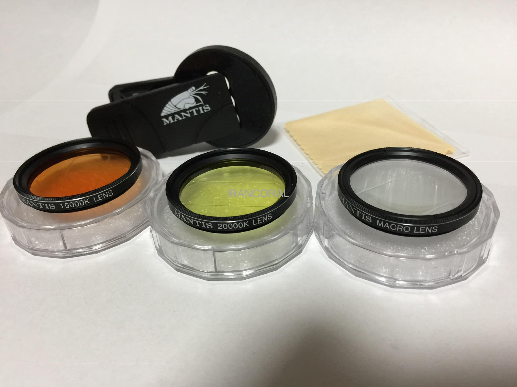 کیت لنز عکاسی آکواریوم مانتیس