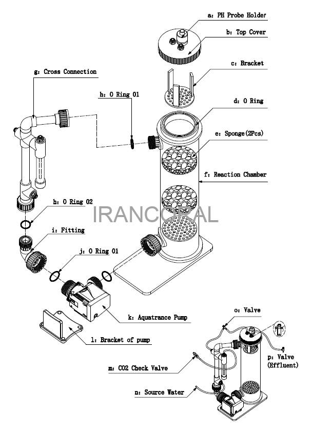 کلسیم راکتور سی ار 140