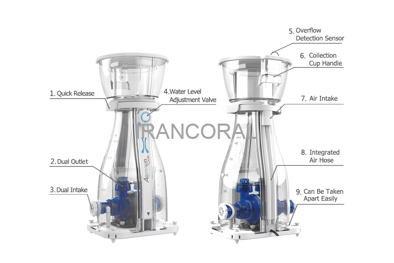 پروتئین اسکیمر فوق حرفه ای AD600 مکس اسپکت