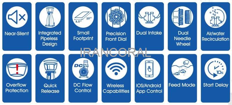 پروتئین اسکیمر فوق حرفه ای AD600 مکس اسپکت