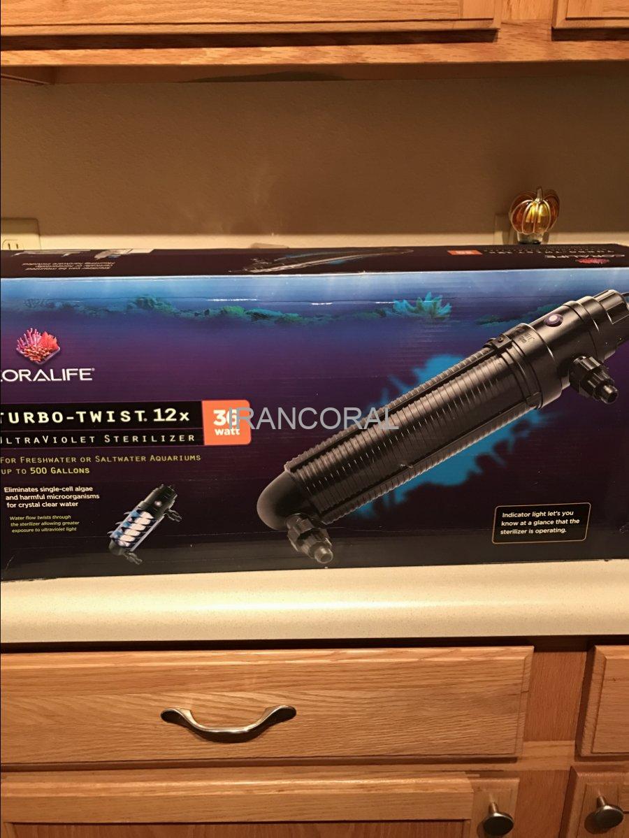 دستگاه حرفه ای یووی آکواریوم 36 وات کورالایف