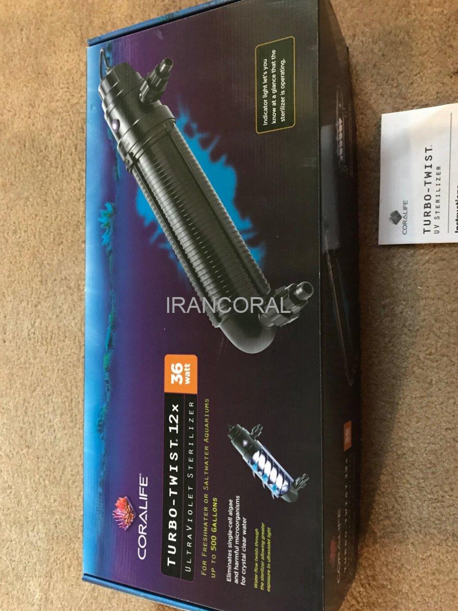 دستگاه حرفه ای یووی آکواریوم 36 وات کورالایف