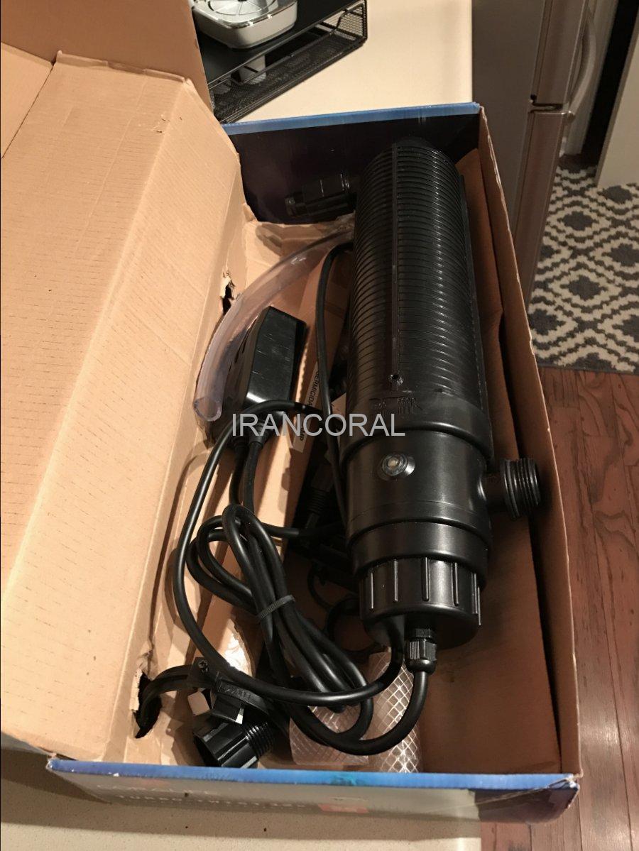 دستگاه حرفه ای یووی آکواریوم 36 وات کورالایف